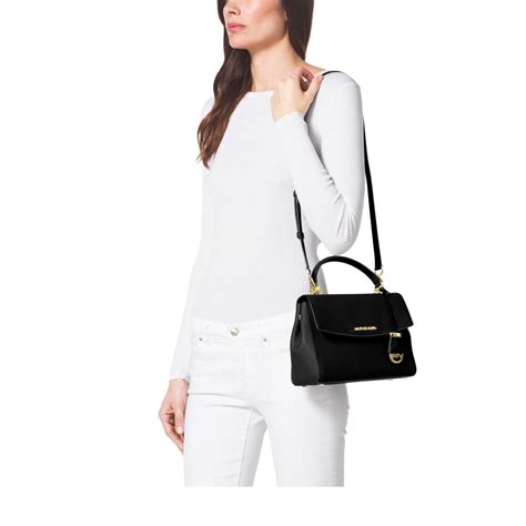 michael kors ava small saffiano crossbody satchel|Ava Small Saffiano Leather Crossbody Bag .